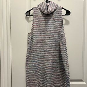 Akemi and kin dress (Anthropologie) size medium. Striped,turtleneck & pockets.
